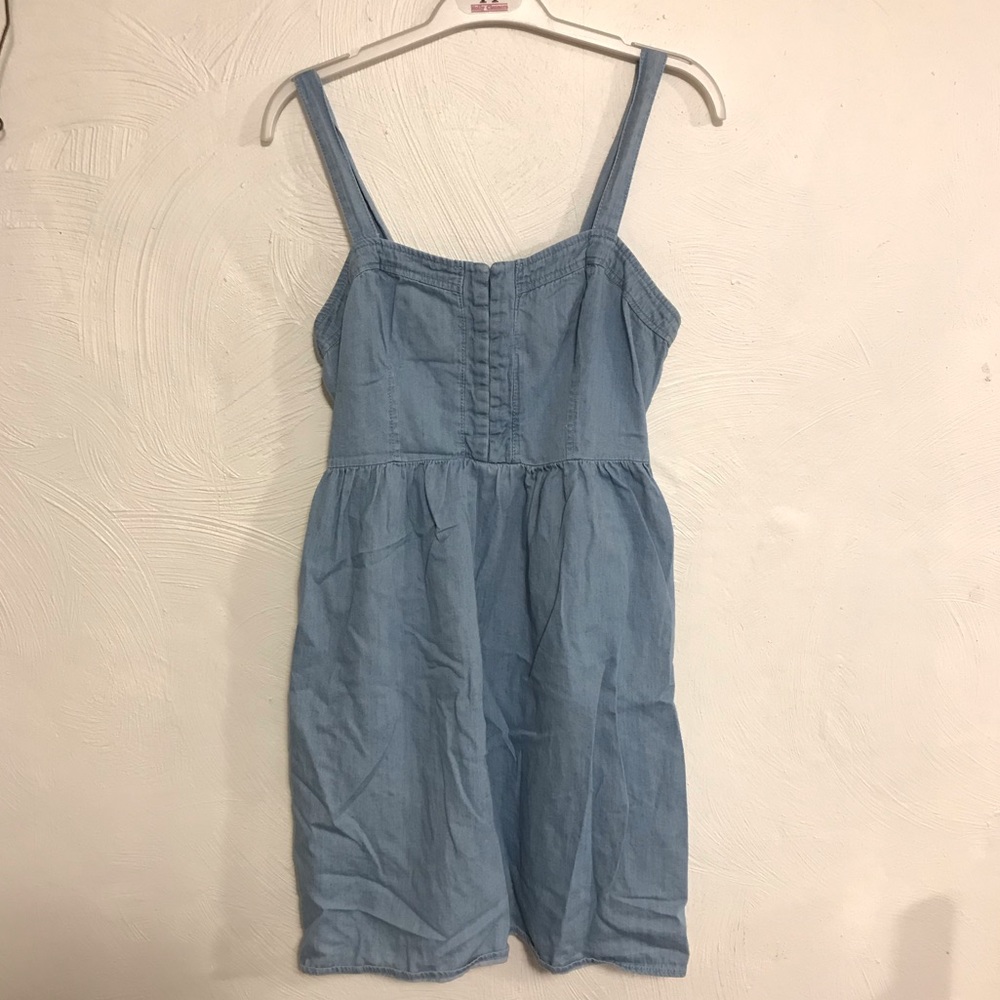 Mossimo denim corset style pinafore dress